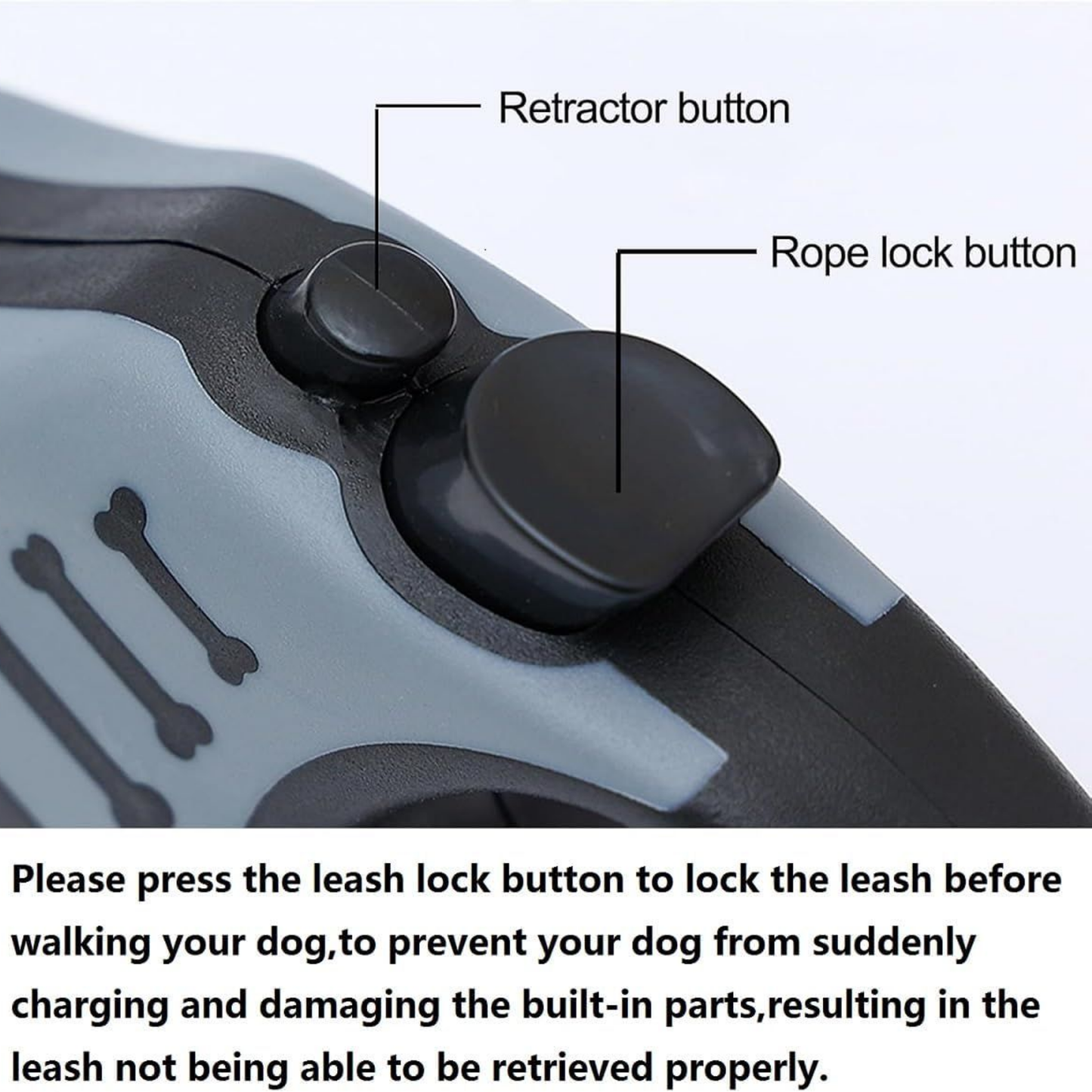 Guinzaglio retrattile per cani, guinzaglio estensibile, anti-sparo, guinzaglio automatico.