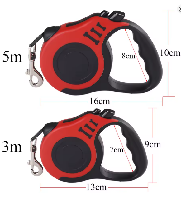 Guinzaglio retrattile per cani, guinzaglio estensibile, anti-sparo, guinzaglio automatico.