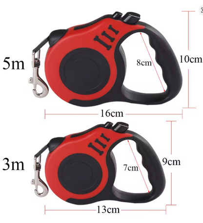 Guinzaglio retrattile per cani, guinzaglio estensibile, anti-sparo, guinzaglio automatico.