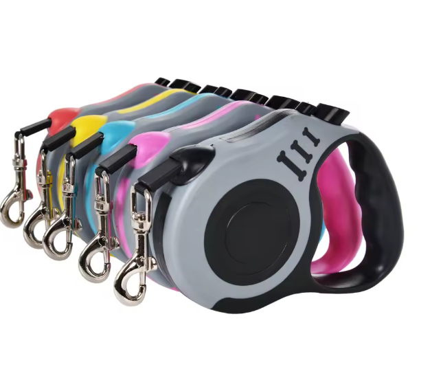 Guinzaglio retrattile per cani, guinzaglio estensibile, anti-sparo, guinzaglio automatico.